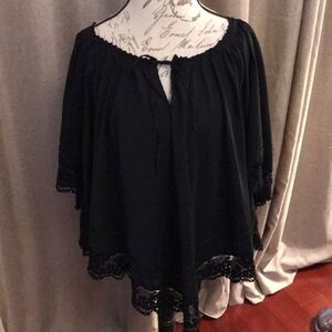 Beautiful oversized black blouse